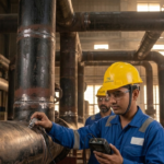 High temperature steam line using Mild Steel Seamless pipe in Coimbatore supplied by Black build tech for TN industries