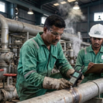 Maintenance of Mild Steel Seamless pipes in Salem chemical factory to prevent acidic corrosion by Black build tech